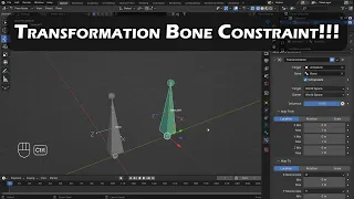 Transformation Bone Constraint Blender