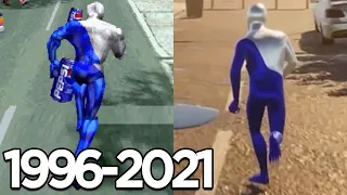 The Evolution of PEPSIMAN Appearances In Games (1996-2021)