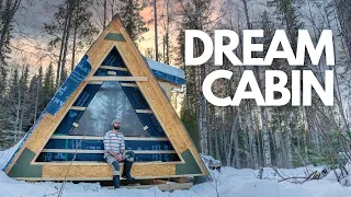 Building A-Frame Cabin in Northern Sweden Part 2