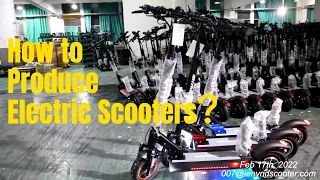 How to Produce Electric Scooters?  (Model - iENYRID M4 Pro)