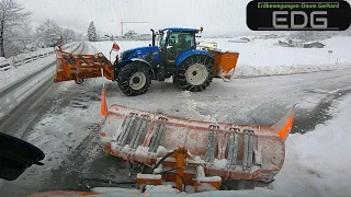 Great snow removal in the Austrian Alps with @AgrarvideosLipperhof❄️Winter service in Tyrol #asmr