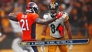 When A Prime Antonio Brown Dominated The No Fly Zone