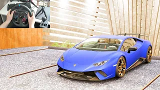 1000HP Lamborghini Huracan Performante - Forza Horizon 5 | Logitech G29 gameplay