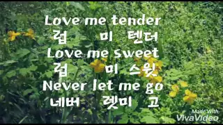 Love me tender (가사-발음) -엘비스 프레슬리