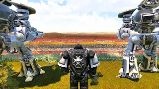 4,000,000 DEATH KORPS with SHOVELS attacks SPACE MARINES FORTRESS - Ultimate Epic Battle Simulator 2