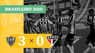 Atlético-MG 3 x 0 São Paulo - Gols - 03/09 - Brasileirão 2020