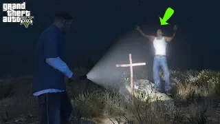 I Summoned CJ's Ghost at his Grave in GTA 5! (Carl Johnson Easter Egg)