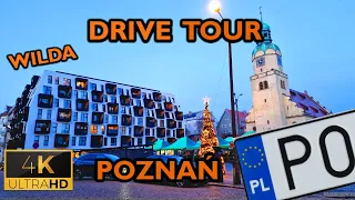 ⁴ᴷ⁶⁰ 🇵🇱 Drive Tour | Poznan, Poland | Wilda (December 2022) [4K]