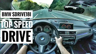 BMW X2 sDrive18i (2019) | POV Drive on German Autobahn - Top Speed Drive