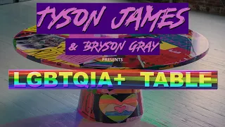 Tyson James x Bryson Gray This LGBTQIA+ Table Music Video #lgbtq #lgbtqia #woke #pride #maga #satire