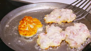 Котлетки "Растрёпки" из куриной грудки. Cutlets "Rashrepki" from chicken breast.