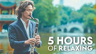 5 Hour of Relaxing Romantic Saxophone Love Songs Instrumental For Stress Relief , tired