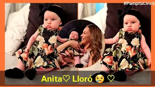 #Anita ♡ Lloró por primera vez en público! 💖#Pampita