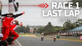 UNMISSABLE: Race 1 LAST LAP FIGHT between Bautista and Razgatlioglu | #EstorilWorldSBK