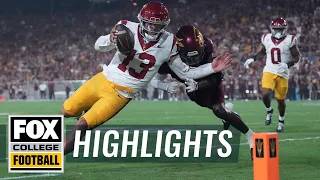 No. 5 USC Trojans vs. Arizona State Sun Devils Highlights | CFB on FOX