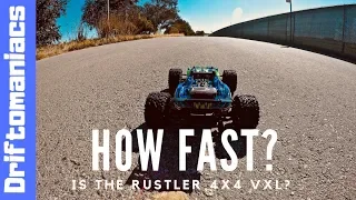 How Fast Is The Traxxas Rustler 4x4 VXL on 2S and 3S