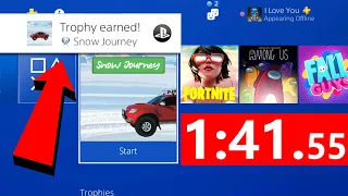 FASTEST Platinum Trophy Speedrun 1:41 (WORLD RECORD)