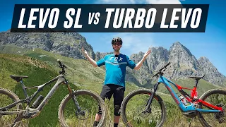 Specialized Levo SL vs Turbo Levo - Which is FASTER?!
