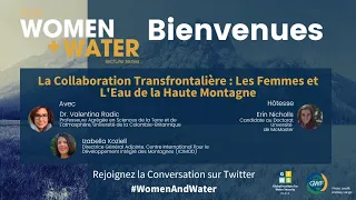 2022 Série de conférences Femmes Plus Eau - La Collaboration Transfrontalière