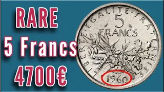 THIS 5 FRANCS SEMEUSE Coin is worth more than € 4,700 WHY?