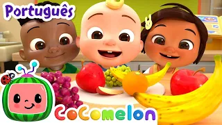 Sim Sim Frutas Eu Vou Comer! | Cocomelon em Português | Músicas Infantis e Desenhos Animados