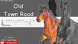 Lil Nas X - Old Town Road (feat. Billy Ray Cyrus) Guitar Tutorial