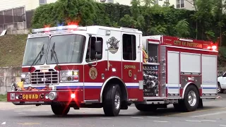 Paterson Fire Department Battalion 1 And Squad 6 Responding 8-24-23
