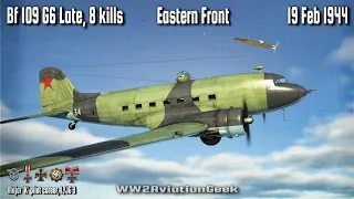 Bf 109 G6 Late: 8 kills, Combat Patrol over Lysyanka  | Ace in a Day | IL-2 WW2 Air Combat Sim