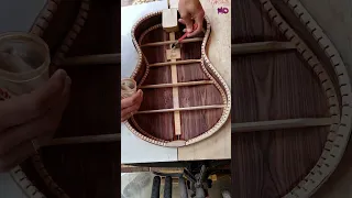 Construindo um violão em 30 minutos - Processo completo de construção de violão artesanal de luthier