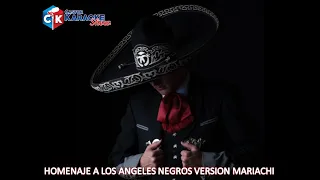 karaoke homenaje a los angeles negros version mariachi