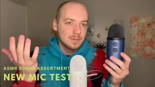 New Microphone Test | ASMR Sound Assortment | Popular Sounds (Tapping, Scratching, Lid Sounds+More!)