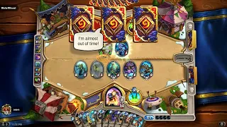 Murloc Warlock vs Deathrattle Big Rogue