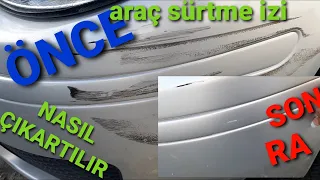 #carlifestyle Araç sürtme izi nasıl giderilir? ( Aseton ile )