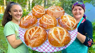 Legendary Village Bread Recipe - The Secret to Crusty & Soft Baking!