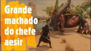 Conan exiles, grande machado do chefe aesir