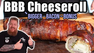 BBB Cheeseroll - Bigger Bacon Bonus (Hackfleisch) - Mega lecker - BBQ & Grillen für jedermann