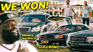 Rick Ross Car Show! Brabus MAYBACH & 1000 SEC Gullwing take over