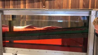 Internal waves in a wave flume