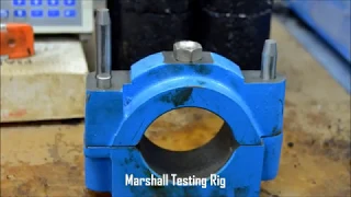 Marshall Sample Preparation, sample measurement, and Stability Test