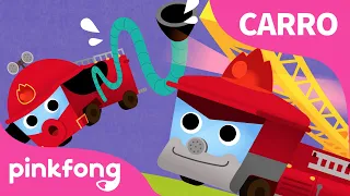 Carro de Bombeiros | Canções de carro | Pinkfong Canções para crianças