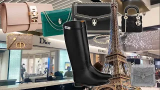 Paris CDG Airport LUXURY SHOPPING VLOG | Hermes | Dior | BVLGARI