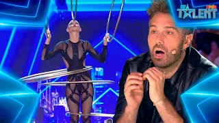 Esta ARTISTA BELGA te dejará EN SHOCK con sus HULAHOPS | Audiciones 6 | Got Talent España 7 (2021)