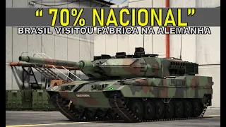 OFERTOU "TANQUE DE GUERRA" com 70% de peças NACIONAL, BRASIL foi na Fábrica ver.