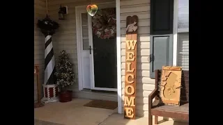 Make a Welcome Sign for Less than $10.00