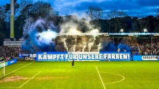 SV Meppen Fans at Hänsch Arena | NFV Pokalfinale SV Meppen 1912 - Blau Weiß Lohne 2:0 "28.03.2024"