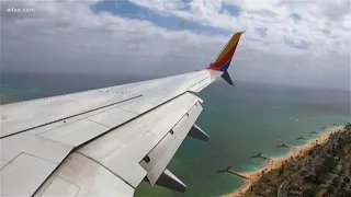 Southwest's first flight from Hawaii returns