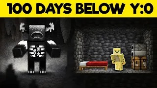I Beat Minecraft Without Leaving This Cave (100 days)