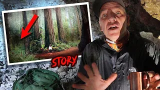 Couple in REDWOODS have TERRIFYING Encounter! | From a CAVE