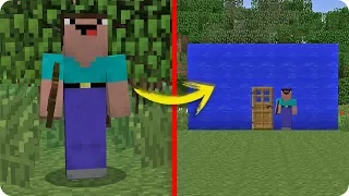 NOOB MINECRAFT VS CASA DE AGUA TROLL NOOB EVOLUCIONA A PRO EN MINECRAFT