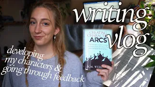 character development, editor feedback, writing struggles | a productive writing vlog